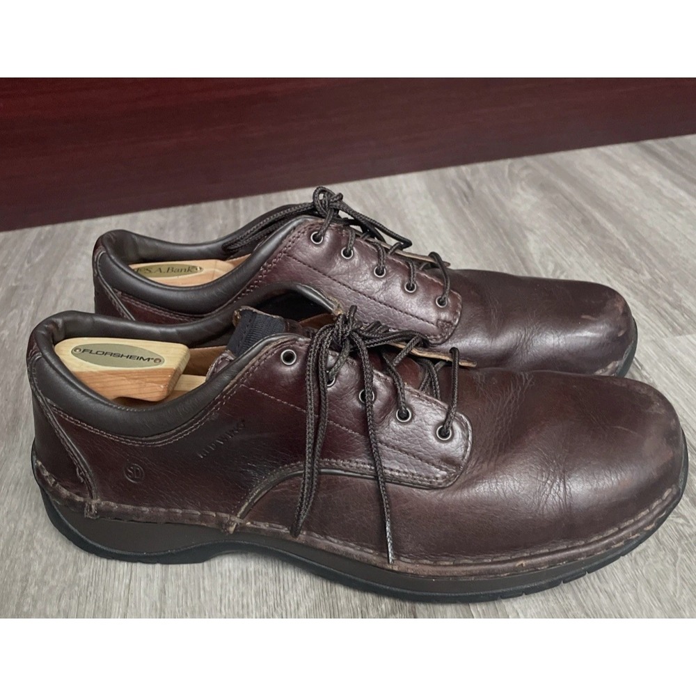 Red Wing Shoes Brown Leather Oxford Work Boots Men's Size 11.5 D